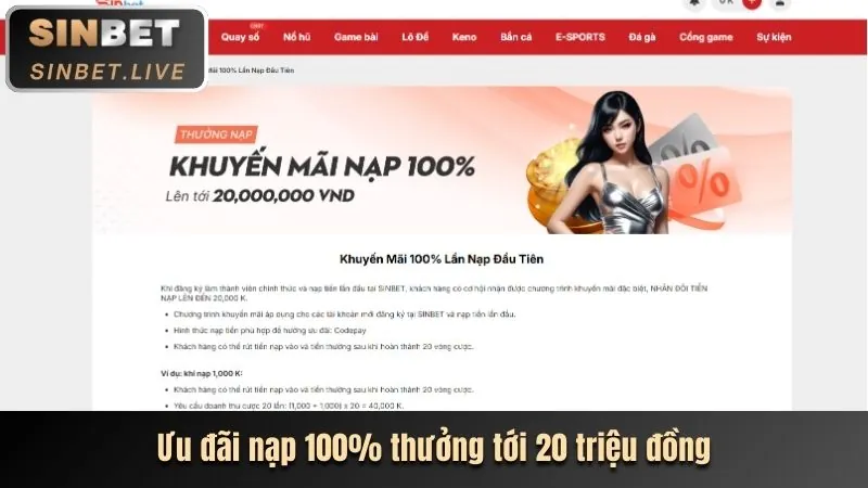 Hoàn trả hàng ngày không giới hạn ht368